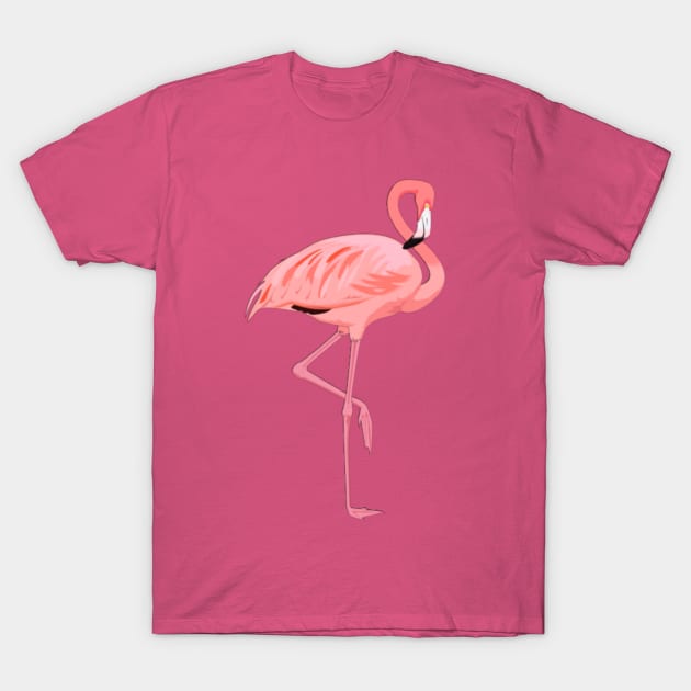 Flamant Rose T-Shirt by JUSTstore